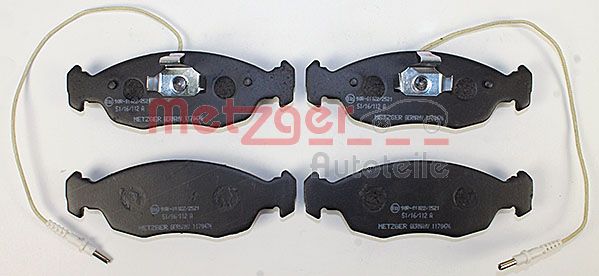 METZGER 1170476 Bremsbelagsatz, Scheibenbremse